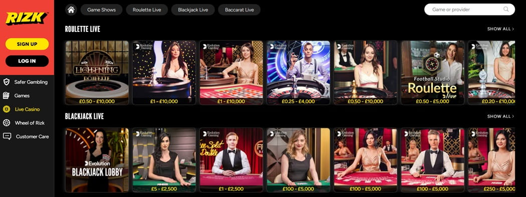 Rizk casino